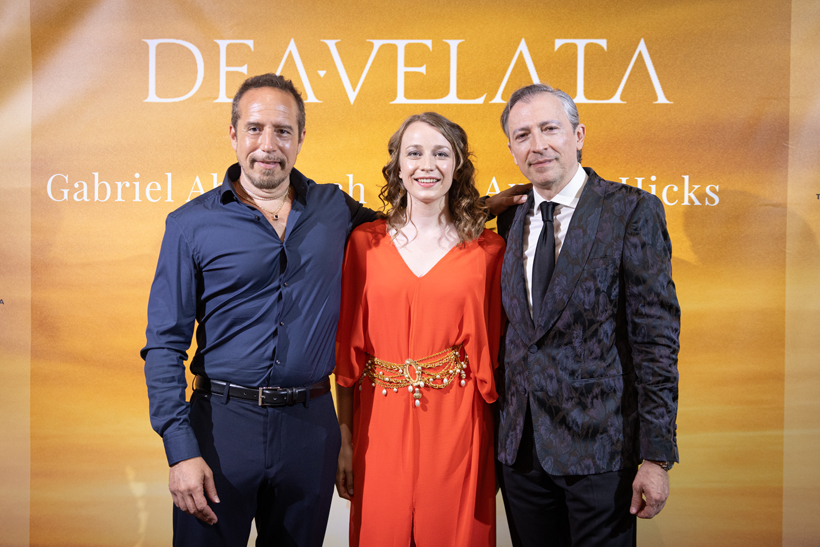 DEA VELATA premiering the single OBITVS at Círculo de Bellas Artes in Madrid, Spain