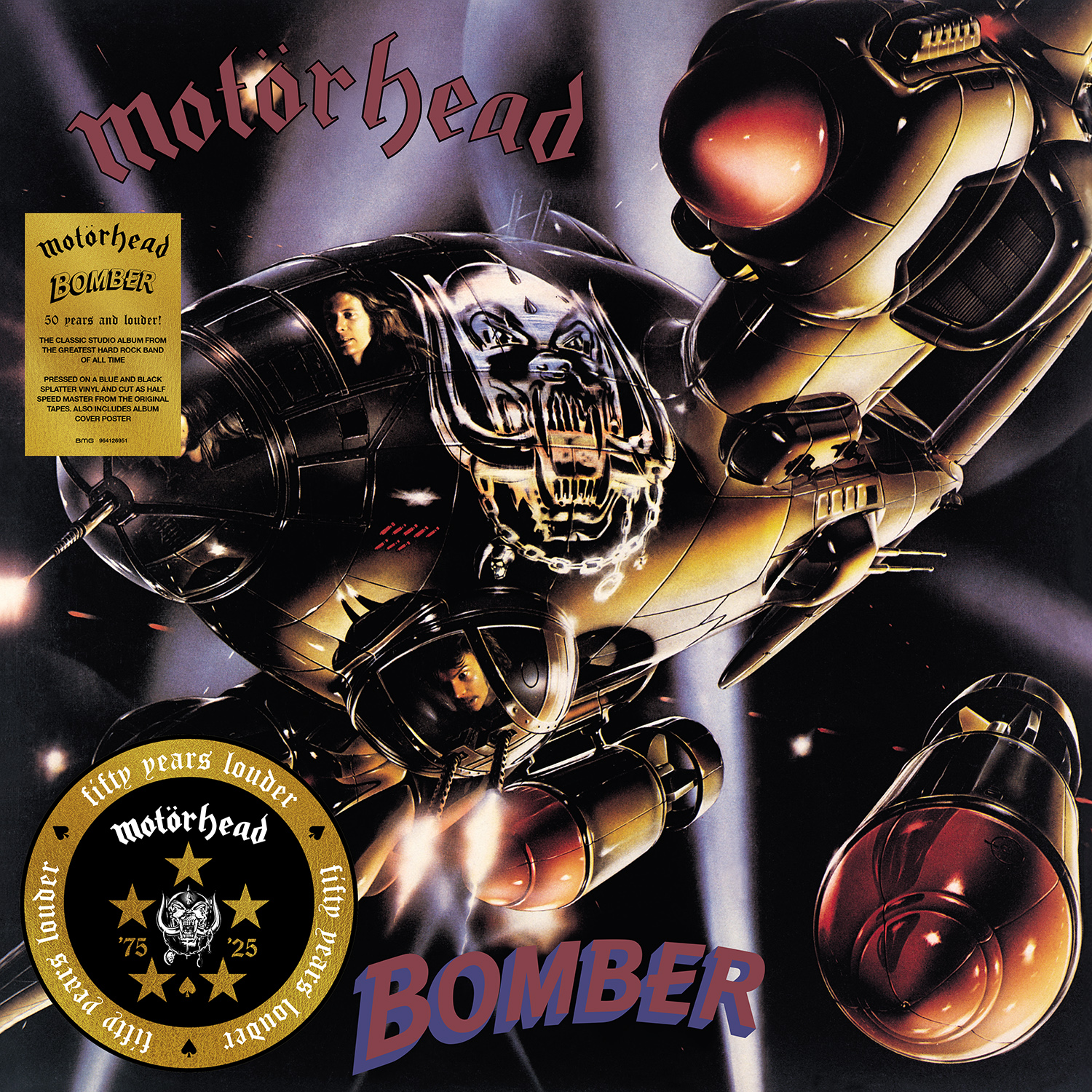 MOTORHEAD BOMBER COVER MOTORHEAD BOMBER COVER