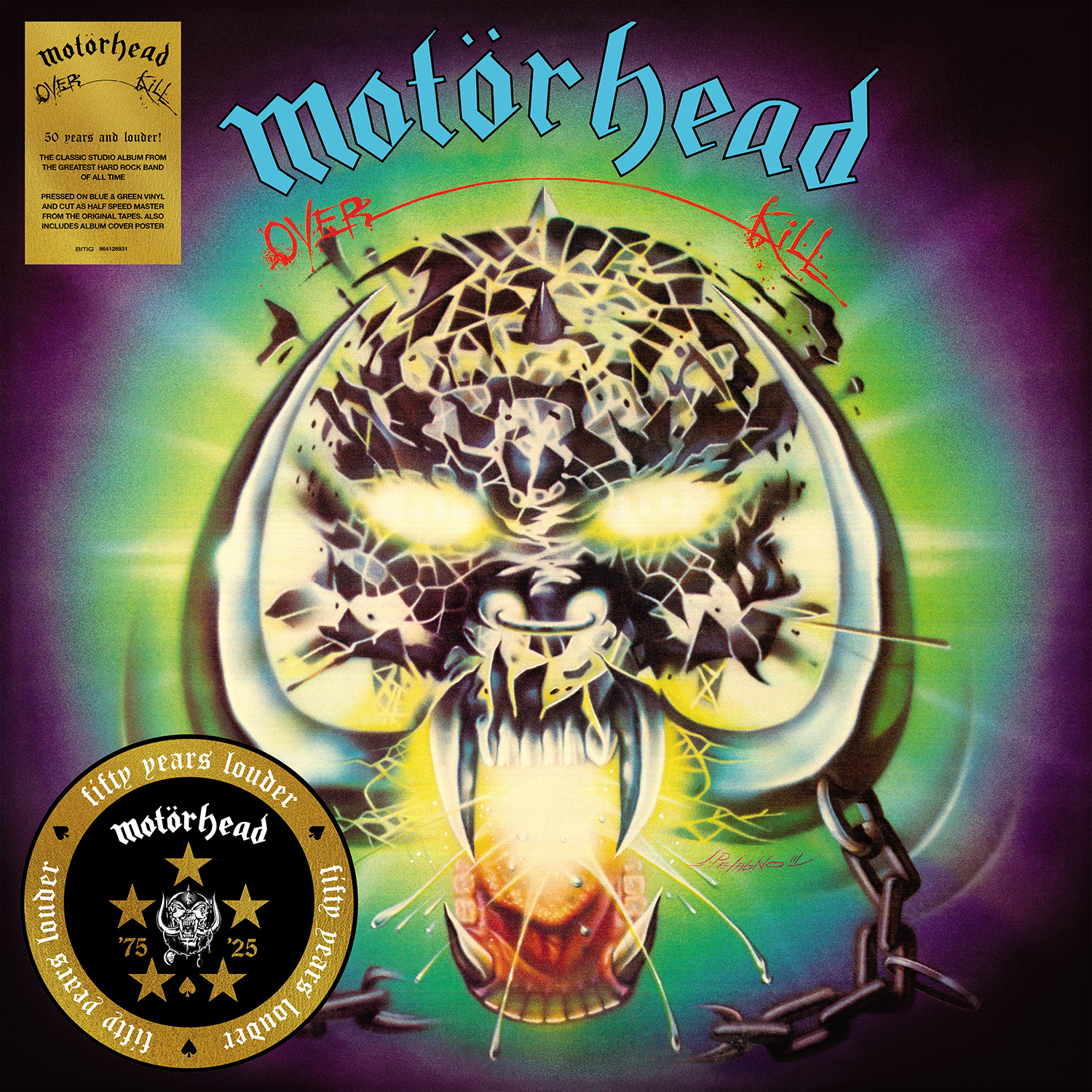 MOTORHEAD OVERKILL COVER MOTORHEAD OVERKILL COVER